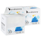 Dorahoney disposable face towels 12x12 size for oversized cleansing sessions