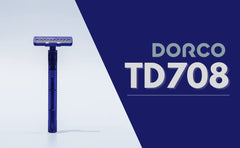 Dorco Fresh twin blade disposable razors non-slip grip—comfortable wet-hair handling for precise shaves.