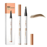 Dorlafamomo 2 Pcs Microblading Pen close-up showing natural brows