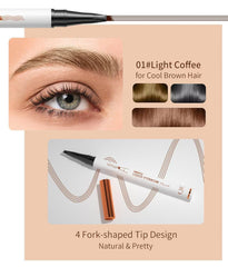 Dorlafamomo 4-tip brow pen close-up for precise definition