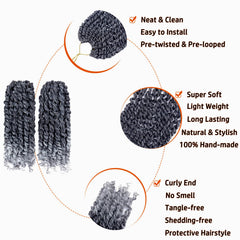 Dorsanee crochet needle and rings included for convenient, precise installation.