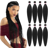 Dorsanee pre-stretched braiding hair 20 inch packaging shows easy prep.