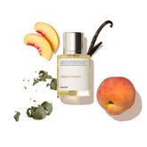Dossier Ambery Peach bottle front showcases versatile, all-day wear.