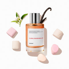 Dossier Floral Marshmallow bottle—sleek presentation for everyday use and gift-ready appeal.