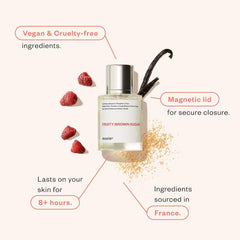 Dossier Fruity Brown Sugar packaging presents gifting-ready design.