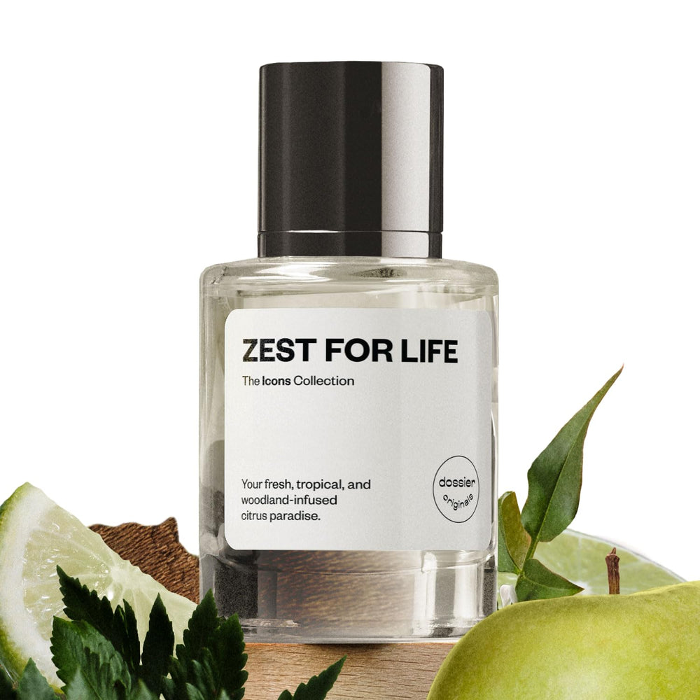 Dossier Original Zest for Life opening notes highlight a vibrant fruity allure for day-long intrigue.