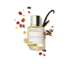 Dossier Powdery Tobacco bottle front view for daily unisex elegance.