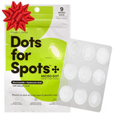 Dots for Spots pimple patch closeup shows microdarts delivering actives for targeted care.