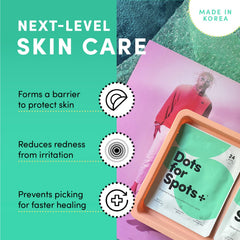 Dots for Spots vegan, fragrance-free ingredients ensure safe skincare.