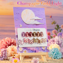 Double Rhythm glitter-magnet rose-02 demonstrates vivid sparkle under LED lighting.