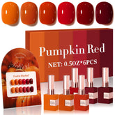 Double Rhythm gel polish in dark brown-maroon for rich color and smooth application.