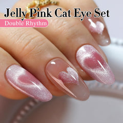 Double Rhythm magnetic tool for cat-eye effect creates shifting holo reflections