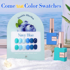 Double Rhythm polish bottle 6pcs view highlights even pigment and finish
