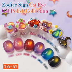 Double Rhythm shimmering glitter gel polish with magnetic holographic effect for dynamic nail art
