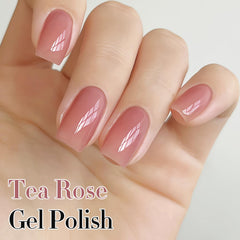 Double Rhythm translucent gel polish 15ml bottle showing easy application and long-lasting shine