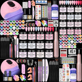 DouborQ acrylic nail kit with drill set — complete home manicure solution for beginners.
