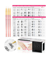 DouborQ rose-gold liner pens close-up for precise nail art lines