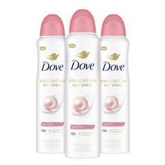 Dove Advanced Care Beauty Finish spray can for quick, long-lasting underarm protection