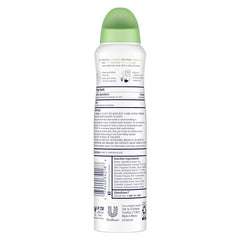 Dove Advanced Care Cool Essentials underarm spray demonstrates easy application for all day freshness.