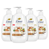 Dove Advanced Care Hand Wash pump shows rich hydration for soft hands