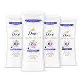 Dove Advanced Care Sheer Fresh stick applied to underarm for soft, protected skin.