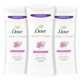 Dove Advanced Care Waterlily & Sakura Blossom stick applying smoothly for daily underarm care