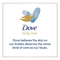 Dove Body Love Hyaluronic Acid Moringa Oil boost highlighting nourishing ingredients.