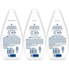 Dove Fresh Care bottle featuring a crisp, invigorating scent.