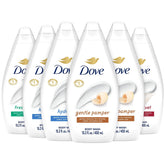 Dove body wash hydrate bottle pour delivering rich moisture for dry skin
