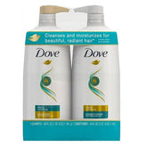 Dove Daily Moisture shampoo pump bottle for gentle daily cleansing and hydration.
