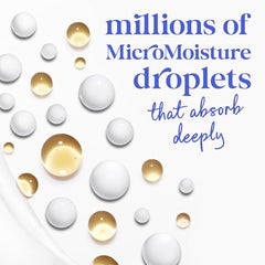 Close-up of Dove Deep Moisture showing skin softness after use.