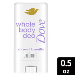Dove deodorant application underarm close-up demonstrates quick dry and comfort