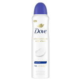 Dove Deodorant Dry Spray Original Clean three-pack front view for on-the-go freshness