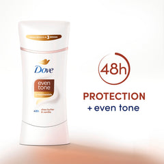 Dove Even Tone pack 3 outer packaging displaying value and convenience.