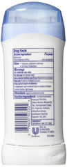 Dove Invisible Solid deodorant underarm application shows smooth glide.