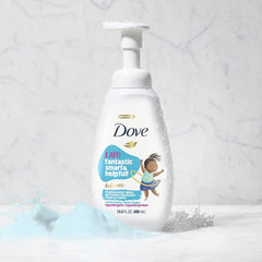Dove Kids Care tear-free formula bottle featured for gentle cleansing routines