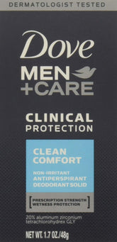 Dove Men+Care 96h protection 4-pack box provides long-lasting wetness protection.