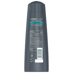 Dove Men+Care Dermacare Scalp hair health close-up shows resilient strands.