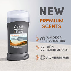 Dove Men+Care Morning Fresco application being applied to underarm