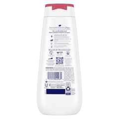 Dove Rejuvenating Body Wash with pomegranate hibiscus scent close-up
