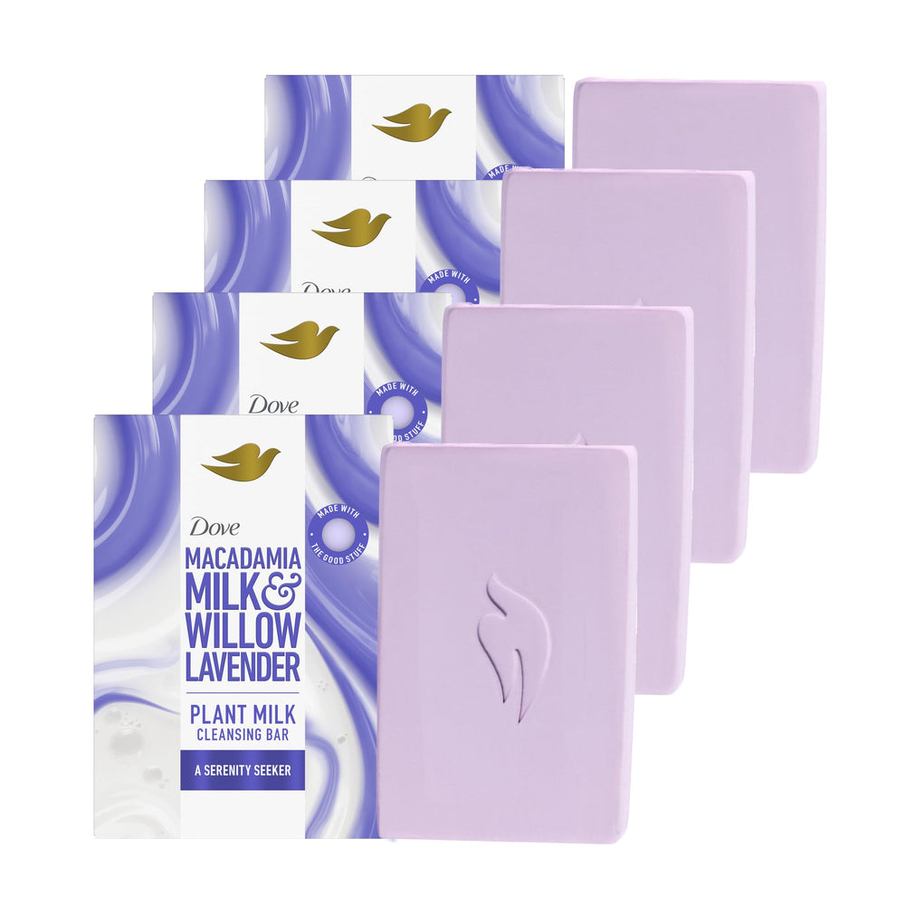 Dove Serenity Seeker front packaging highlighting a gentle, moisturizing cleanse.