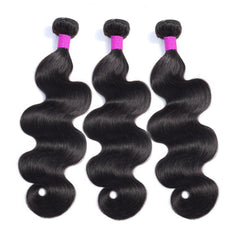 Dowstalgirl body wave bundles 18-inch close-up highlighting smooth, tangle-free feel for daily wear.