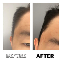 DPERM Down Perm serum bottle close-up showing hydrating formula for smoother hair