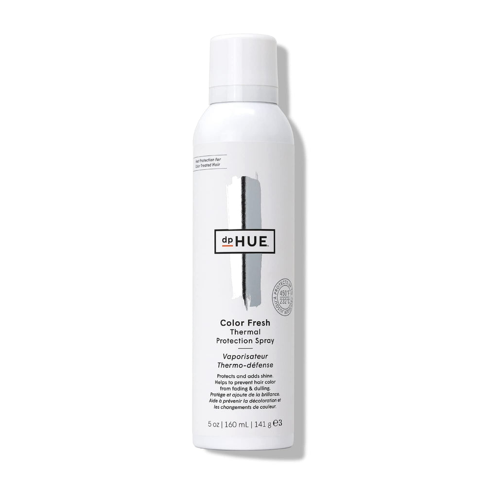 dpHUE Color Fresh Thermal Protection Spray bottle front showing lightweight color-safe heat protection.