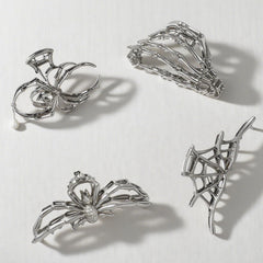 DPWCVM 4Pack claw clips black gunmetal finish adds subtle shine