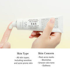 Dr.Althea 345 Relief Cream Niacinamide focus suggesting even skin tone support