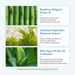 Dr.Althea Aqua Blue Hydration Mask puffiness demo suggests detoxifying oak tannins for refreshed look.