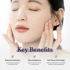 Dr.Althea Jelly Seal Dewy Mask jelly texture adheres for deep hydration and comfort.