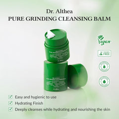 Dr.Althea Pure Grinding Cleansing Balm removes sunscreen and makeup in one step