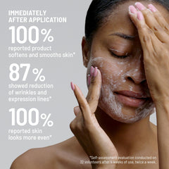 Dampened skin preps for Dr. Brandt Microdermabrasion Renewing Exfoliator